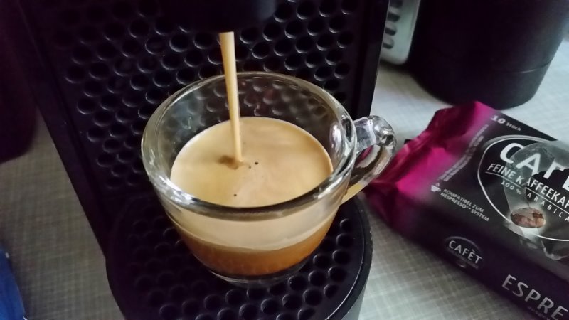Zubereitung mit einer Nespresso U | Bild: Redaktion