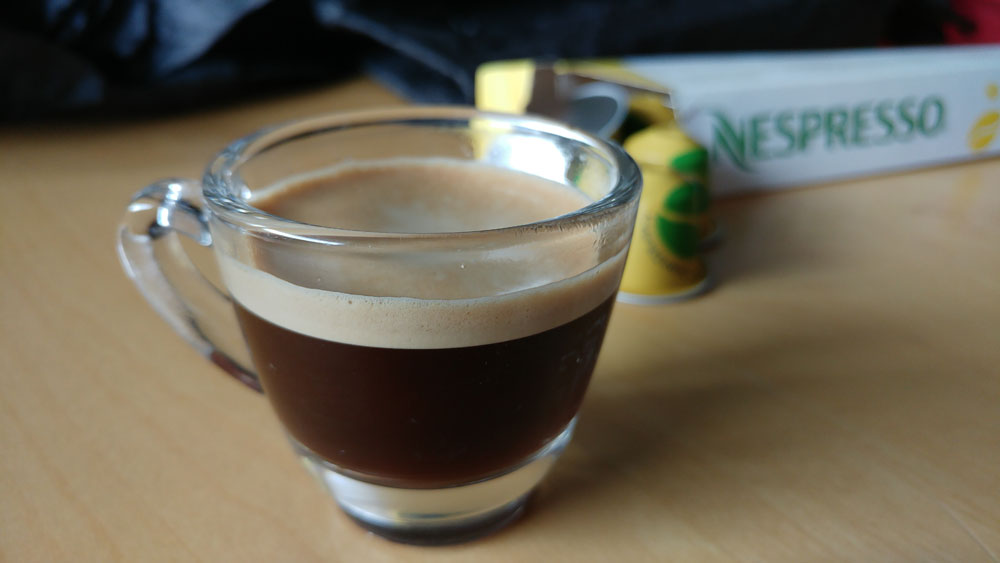 Frischer Espresso der Sorte Cafezinho do Brasil | Foto: Redaktion