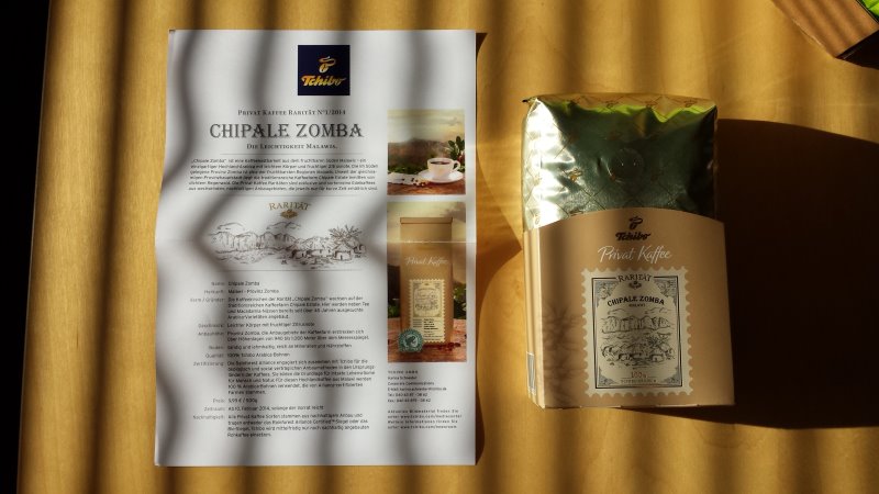 Tchibo Privat Kaffee Rarität "Chipale Zomba" im Geschmackstest | Foto: Redaktion