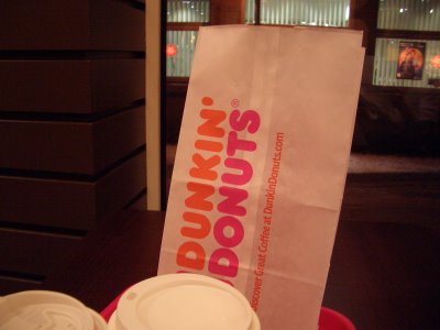Tüte von Dunkin' Donuts
