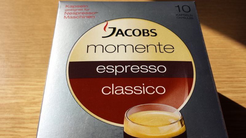 Jacobs momente im Test | Sorte espresso classico