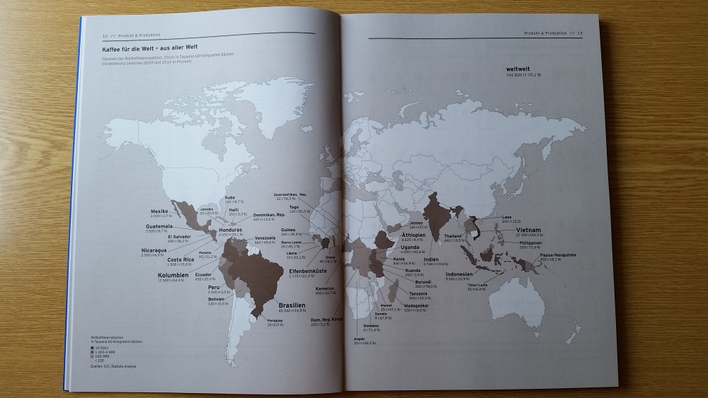 Tchibo Kaffeereport – Kaffe in Zahlen 2015 (No4) - Kaffee aus aller Welt | Bild: Redaktion