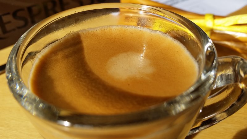 Crema beim Nespresso Cubanía | Foto: Redaktion