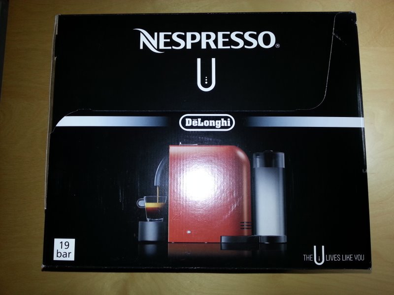 Nespresso U im Karton