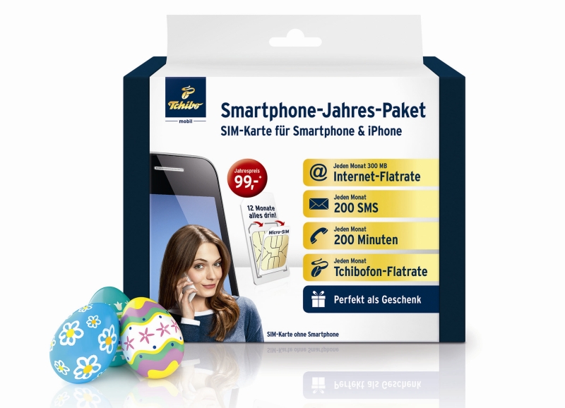 Smartphone-Jahres-Paket | Bild: Tchibo