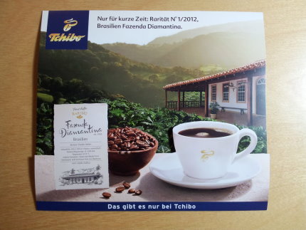 Tchibo Privat Kaffee Rarität Fazenda Diamantina