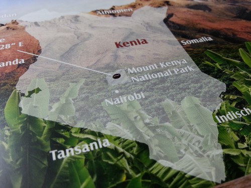 Das Anbaugebiet des Tchibo "Mount Kenya"