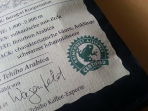 “Mount Kenya” trägt das Rainforest Alliance Certified™-Siegel