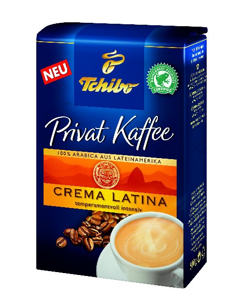 Packung Privat Kaffee Crema Latina von Tchibo