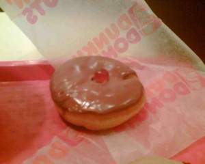 Altweibersommer: Donut von Dunkin' Donuts