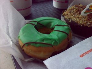 Wie heißt dieser grüne Donut gleich noch einmal?